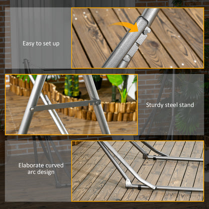 Foldable Hammock Stand, 2 in 1 Hammock Net Stand & Clothes Drying Rack