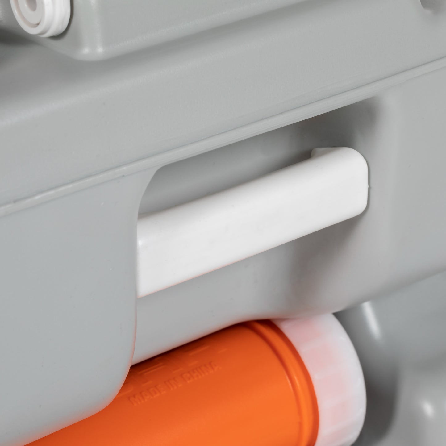 Portable Toilet with Detachable Tanks for Camping, Grey