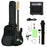 Six-String Electric Guitar w/ 15W Amp, Digital Turner, Picks, Bag