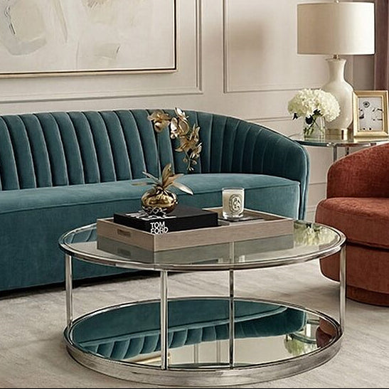 Rippon Silver Circular Coffee Table