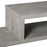 Wall Mounted Media Console, Floating TV Stand Component Shelf, Grey