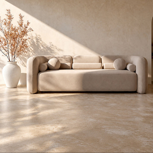 Munich Three Seat Sofa – Taupe