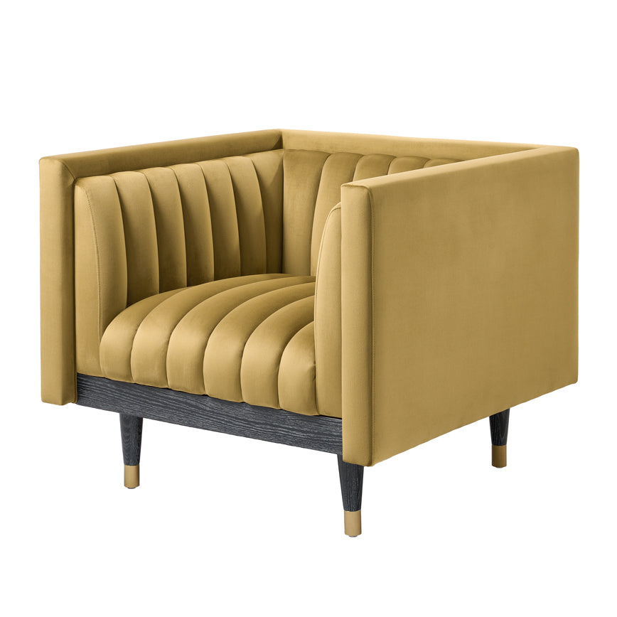 Metz Armchair - Olive