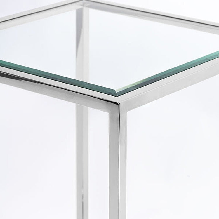 Rippon Silver Square Side Table