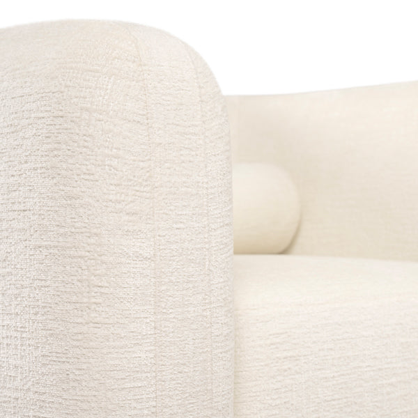 Munich Armchair – Ivory Chenille