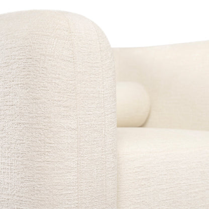 Munich Armchair – Ivory Chenille