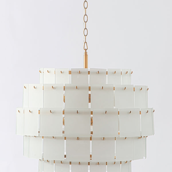 Veil Brass Chandelier