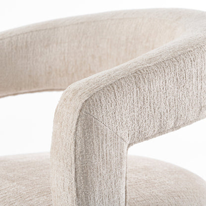 Madison Dining Chair – Light taupe – Chestnut