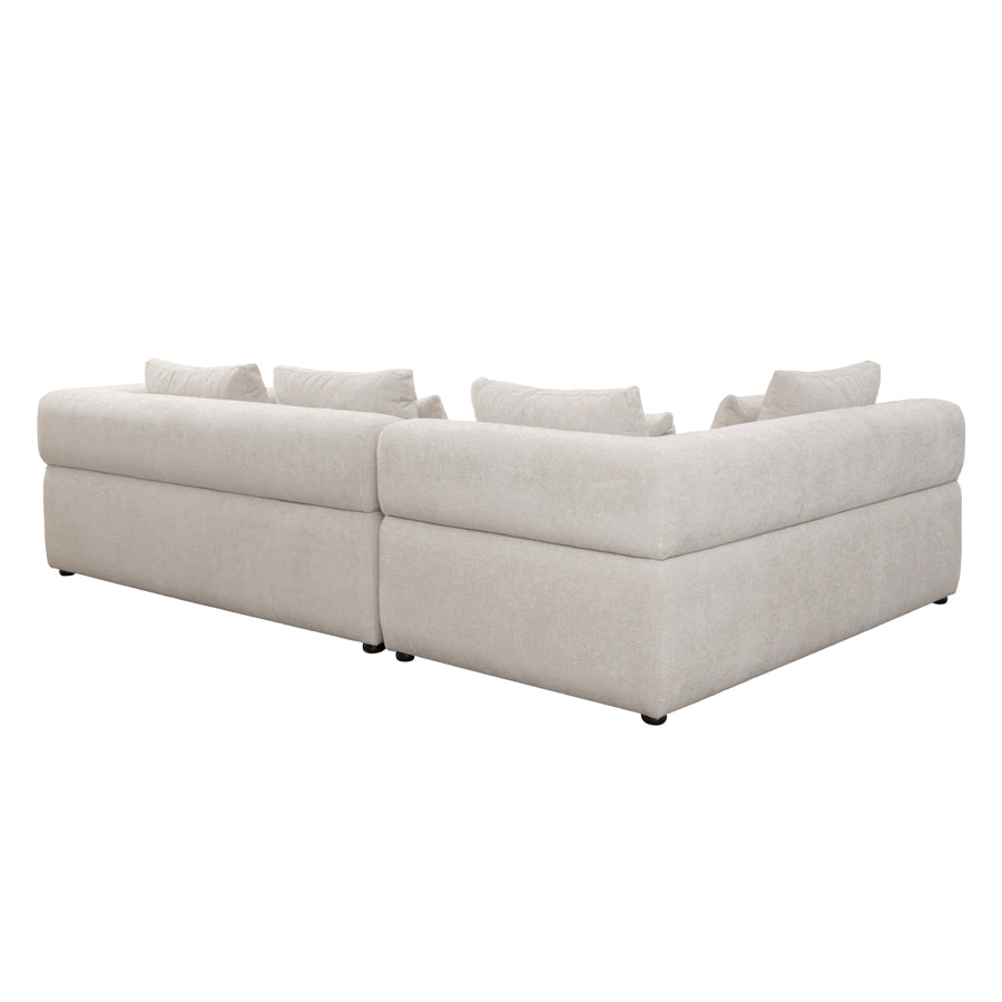 Beck Left Hand Corner Sofa – Parchment