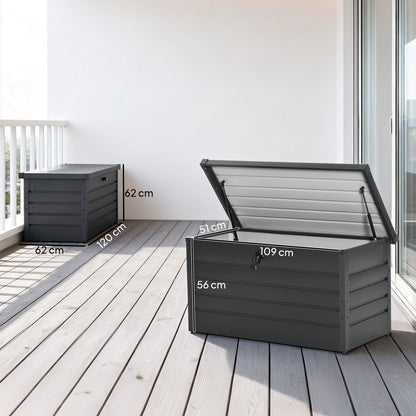 311L Garden Storage Box, Waterproof Outdoor Storage Box for Tools