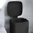 20L Kitchen Pedal Bin, Metal Rubbish Bin with Soft-close Lid, Black