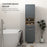 Bathroom Storage Unit with Open Shelves and Drawer