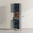 Bathroom Storage Unit with Open Shelves and Drawer