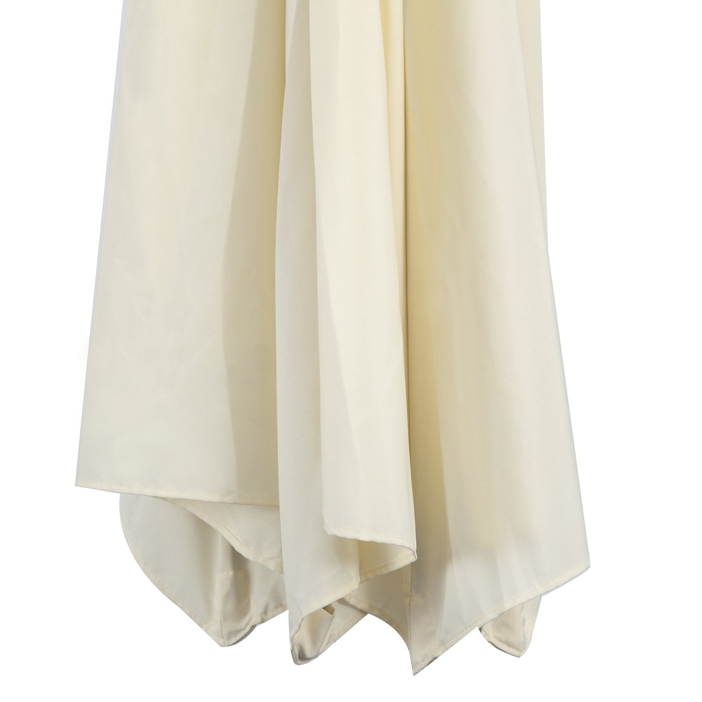 3(m) Cantilever Parasol Banana Umbrella w/ Crank & Tilt, Beige