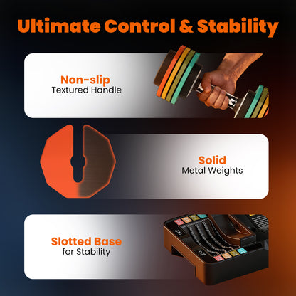 20 kg Adjustable Dumbbells Set with Safety Locking Mechanism