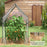 Mini Greenhouse, Garden Tomato Growhouse with 2 Zipped Doors, Portable Indoor Outdoor Green House, 90 x 90 x 145cm, Clear