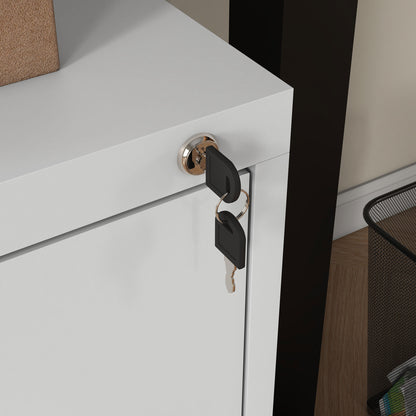 Warehouse Clearance Sale - 2 Drawer Filing Cabinet Steel File Cabinet for A4 Letter Size White