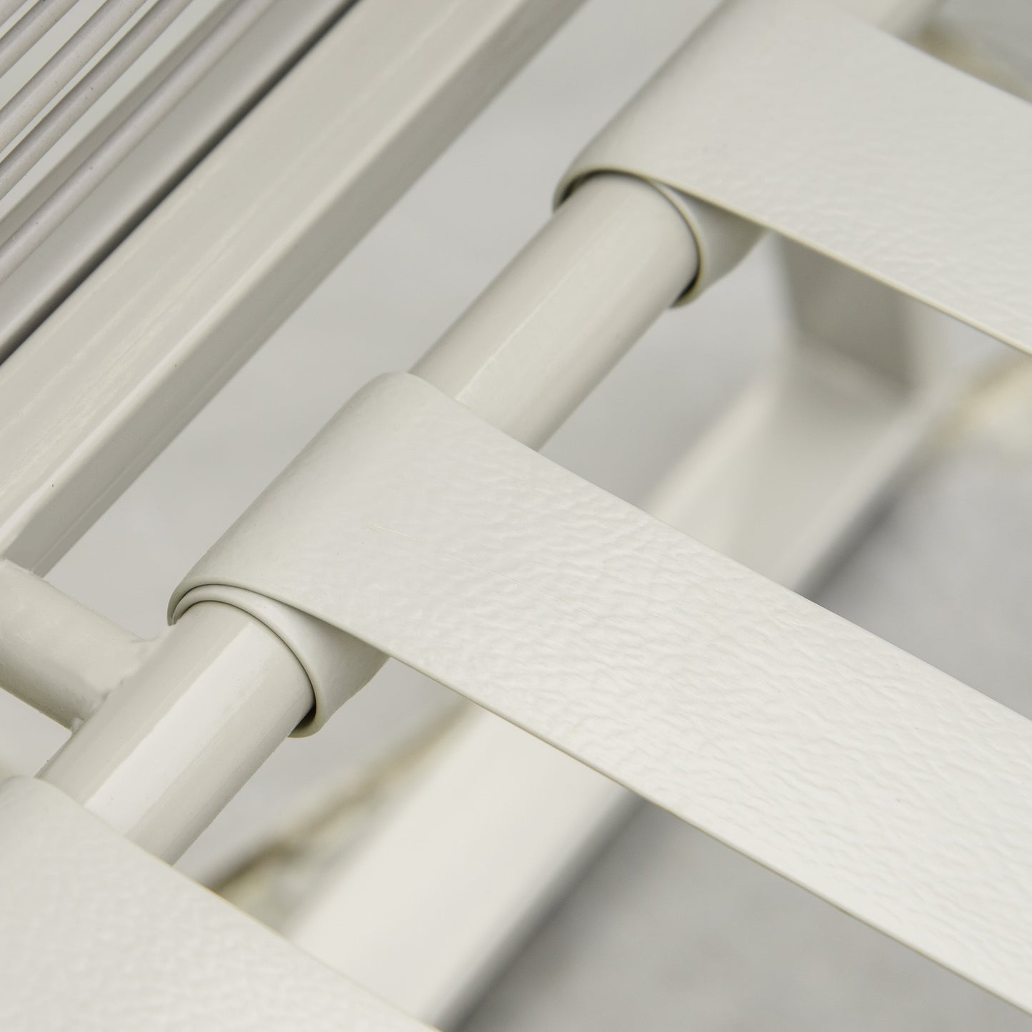 4-Seater Patio Wicker Sofa Set, Outdoor Metal Frame Wrapped Round PE Rattan Conservatory Furniture w/ Cushions, Tempered Glass Table, Grey