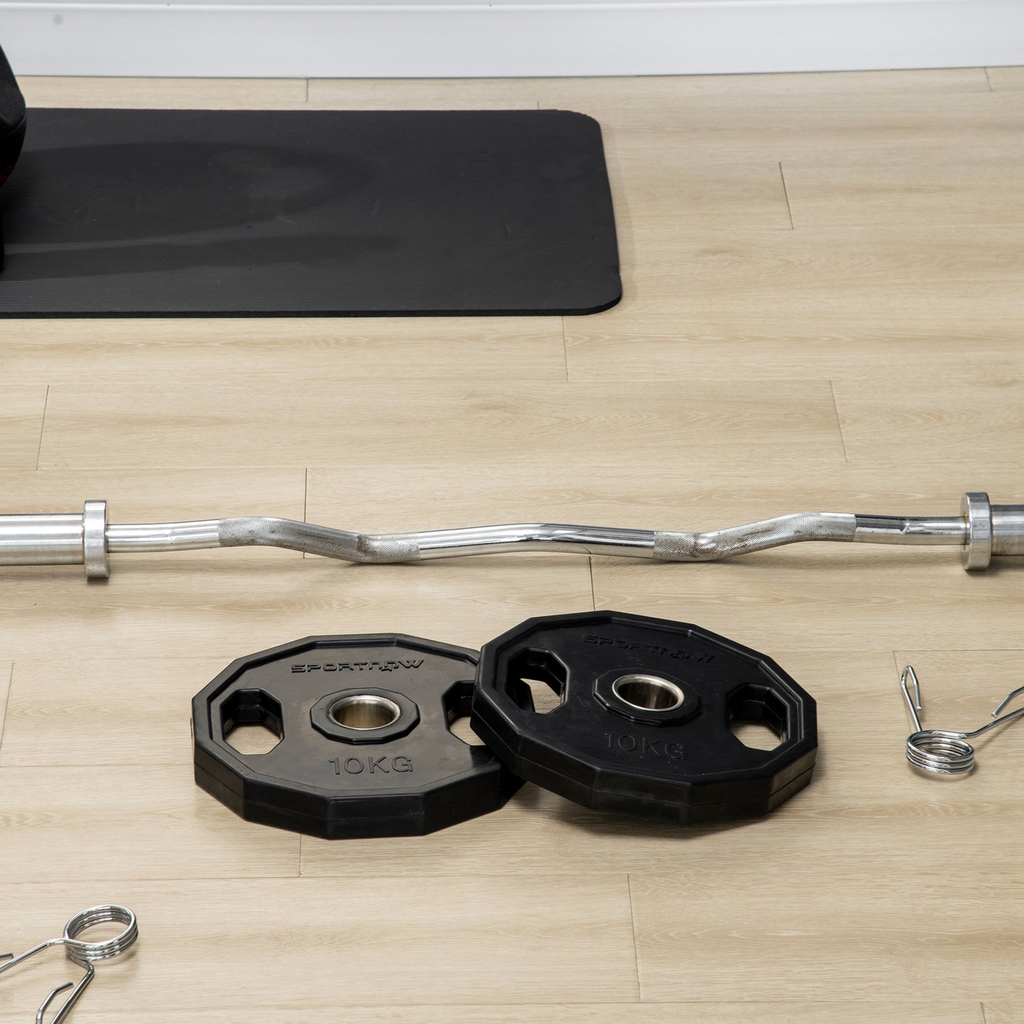 Olympic Weight Plates Set with 2"/5cm Holes for Home Gym, 2 x 10kg