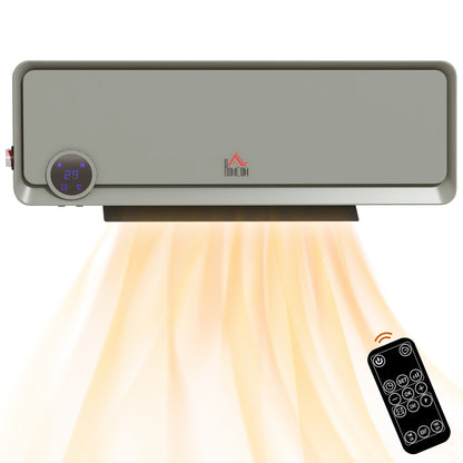 1000W/2000W Wall Downflow Heater Adjustable Temperature w/ Timer