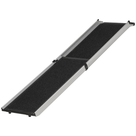 Dog Ramp for Car Telescoping Pet Ramp w/ Handle, Aluminium Frame Non-Slip
