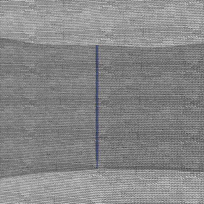 8ft Trampoline Net Replacement Safety Net with Zipped Door, Blue
