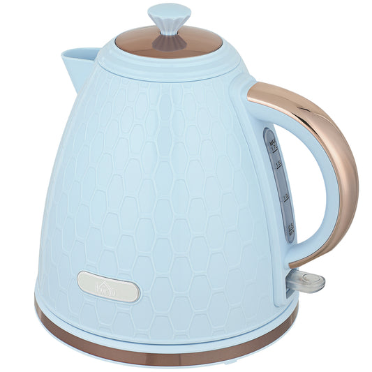 Electric Kettle, Fast Boil, 1.7L, 3kW, Auto Shut-off, Light Blue