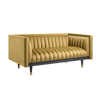 Metz Two Seat Sofa - Olive