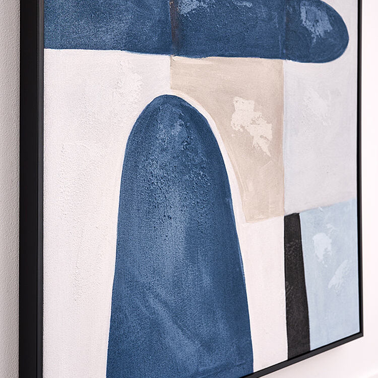 Blue Notes One - Hand-Painted Wall Art
