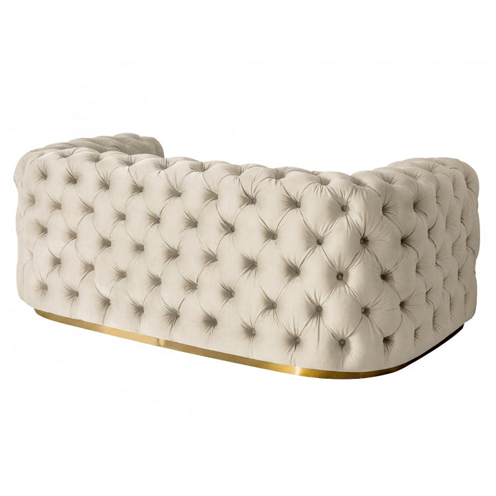 Frankfurt Two Seat Sofa - Chalk