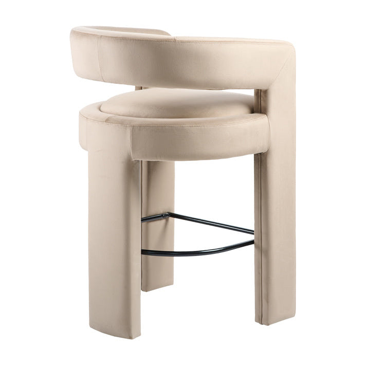 Santini Counter Stool - Taupe