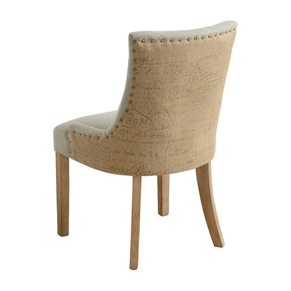 Torino Rustic Scoop Back Dining chair