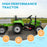 Ride On Tractor with Detachable Trailer, Remote Control, Music - Green