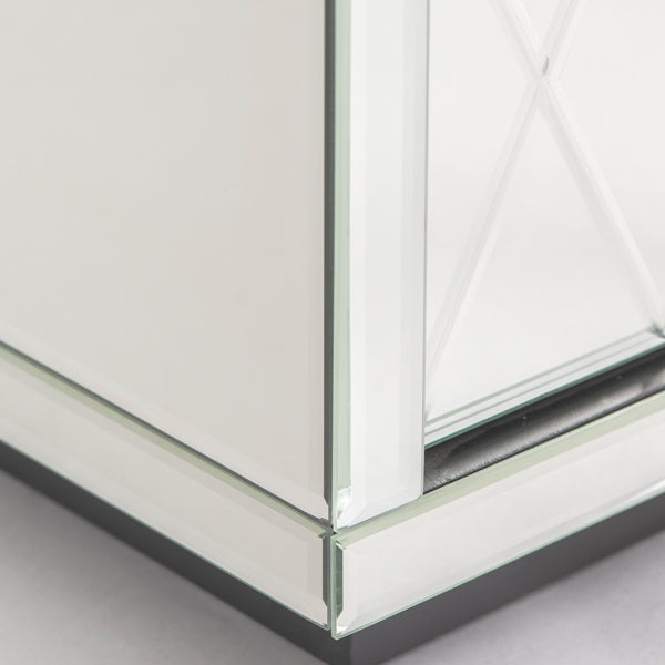 Knightsbridge Mirrored Bedside Table