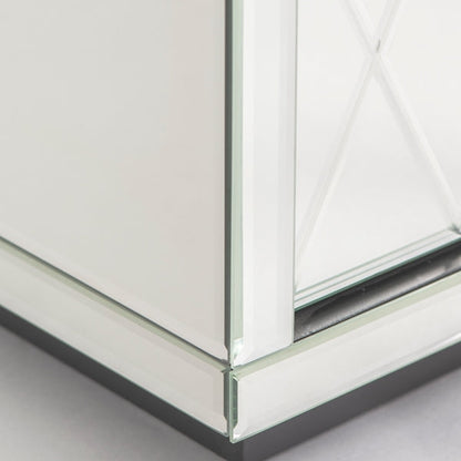 Knightsbridge Mirrored Bedside Table