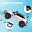 Aston Martin DBX Licensed 12V Kids Ride on Car, Battery Powered Kids Electric Car with Remote Control, 4 Suspension Wheels, LED Lights Music Horn, Slow Start, for Ages 3-6, White