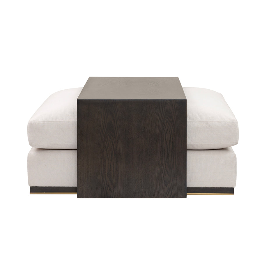 Burbank Footstool with Layered Coffee Table