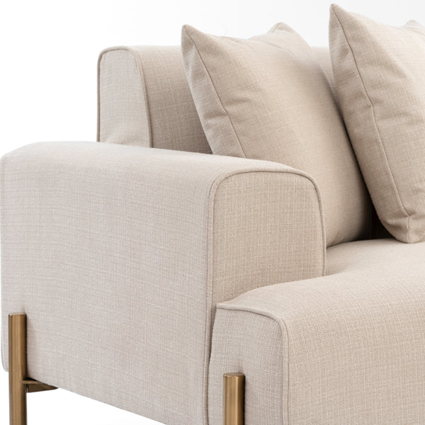 Duke Three Seat Sofa – Limestone