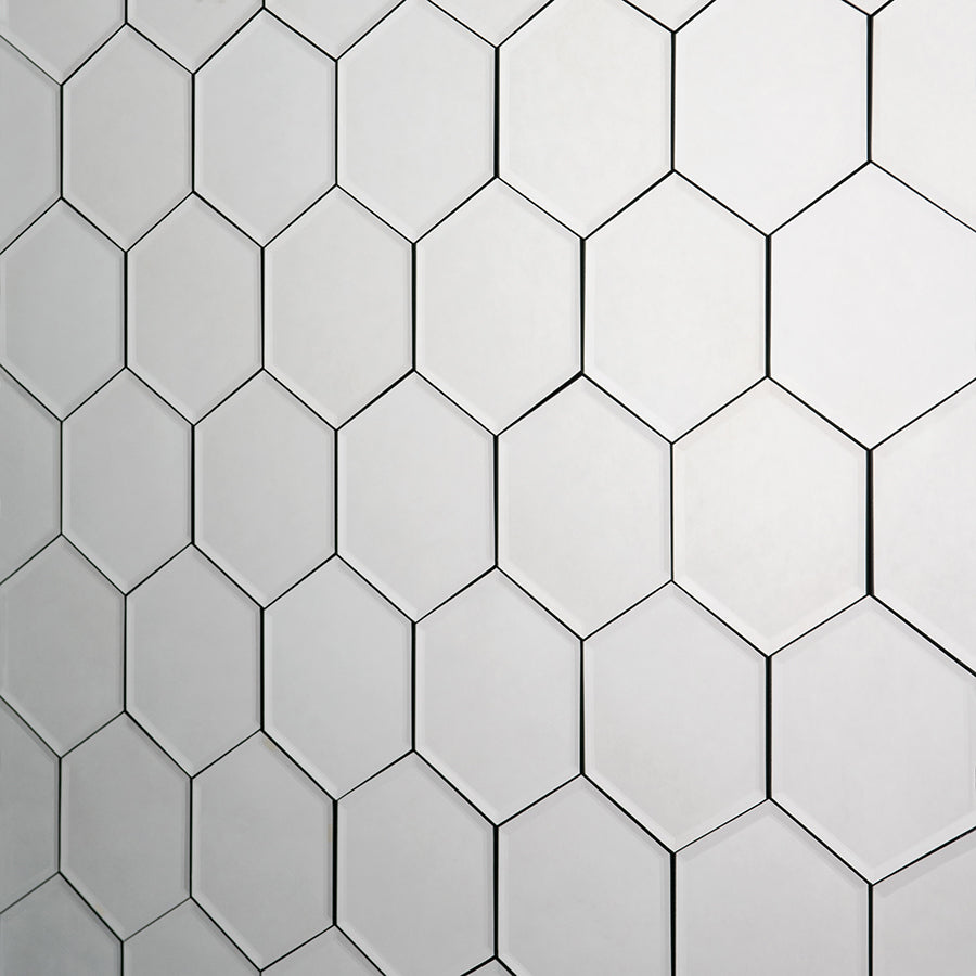 Mirrored Hexagonal Wall Tiles Pack