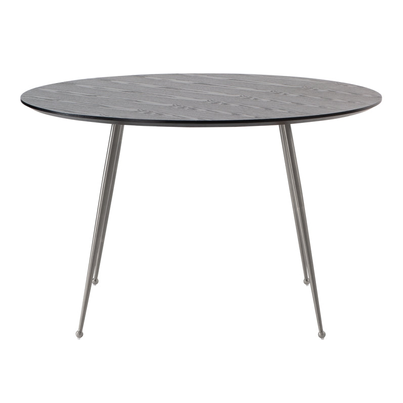 Mason Dining Table – Brushed Silver Legs