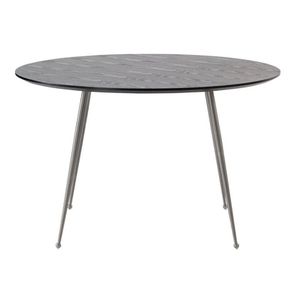 Mason Dining Table – Brushed Silver Legs
