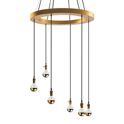 Barrington Chandelier Brass