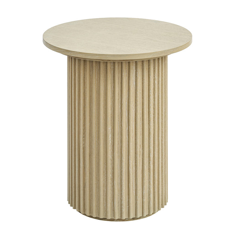 Ophelia Washed Grey Oak Side Table