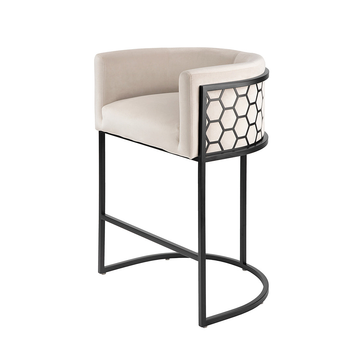 Alveare Counter Stool Black - Chalk