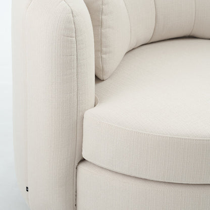 Calvin Swivel Armchair - Calico