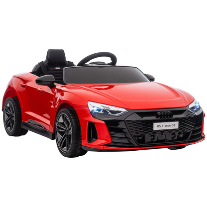 Audi RS e-tron GT Licensed 12V Kids Electric Ride on W/ Remote, Red