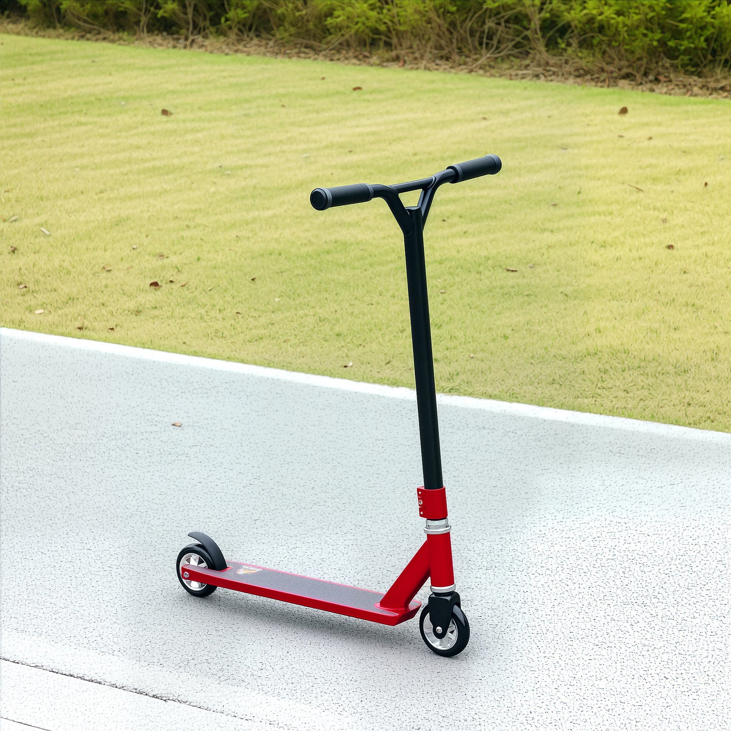Stunt Scooter Entry Level Tricks Scooter for 14+ Beginners, Red