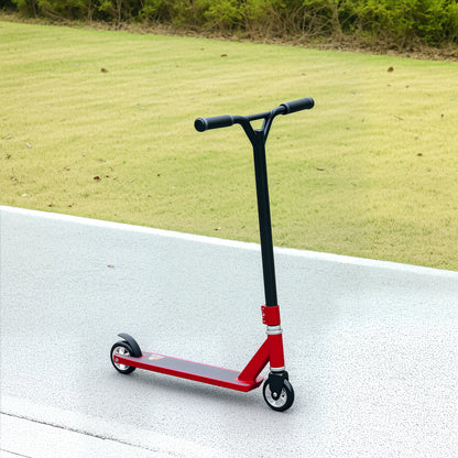 Stunt Scooter Entry Level Tricks Scooter for 14+ Beginners, Red