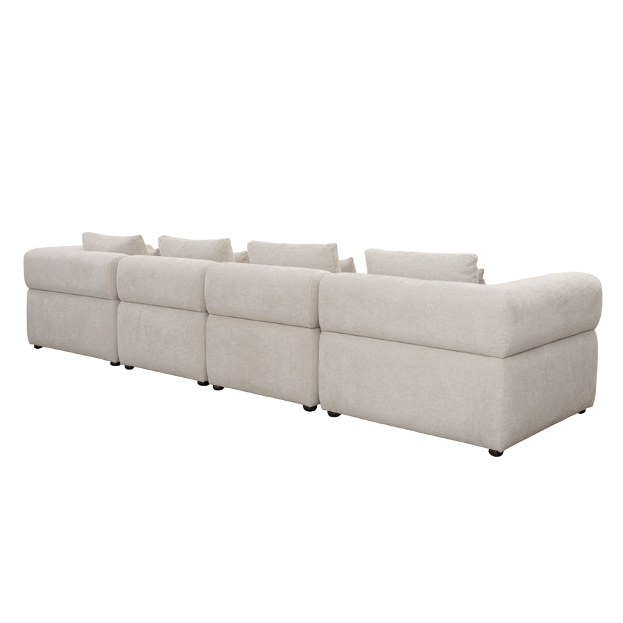 Beck Four Seat Sofa – Parchment