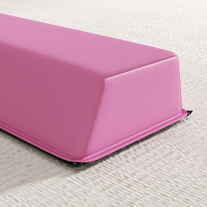 7.7FT Folding Gymnastics Balance Beam with Anti-Slip Base, Pink